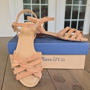 G.H. Bass & Co. Women's Clementine Caramel/Tan Strappy Sandals 8.5 Medium